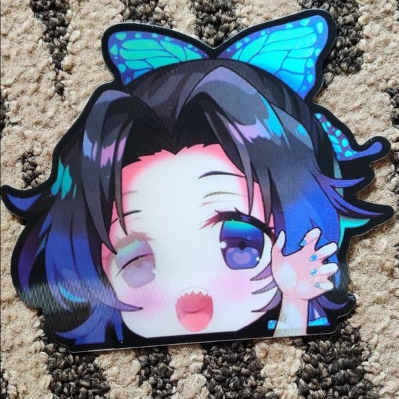 Kawaii Shinobu 3D Motion Sticker Demon Slayer - Picture 2 of 6